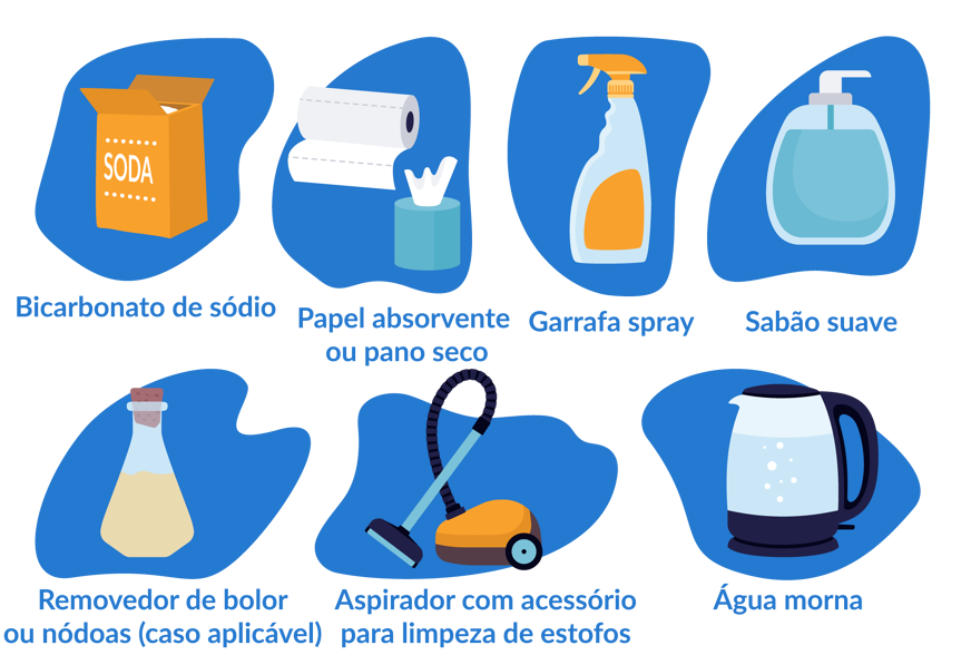 Acessórios necessários para limpar um colchão